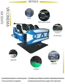 380V 9D Virtual Reality Cinema , 9D Cinema Simulator With Games Immersive